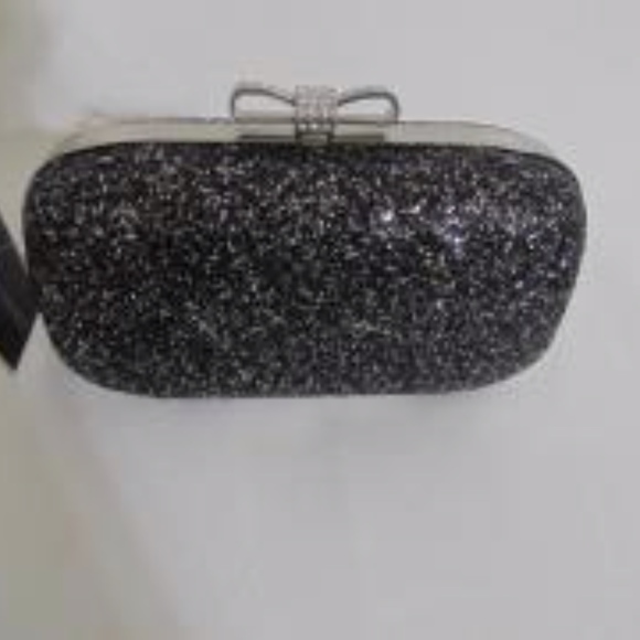 INC International Concepts Black Evie Clutch - Picture 3 of 8